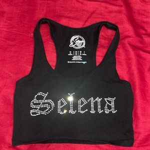 Selena crop tank